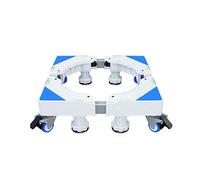 Socle Lave Linge Base de Machine à Laver 4/8 Pieds 4 roulette Réglable 40-68cm Stent Réfrigérateur/Sèche-linge Support mobile Climatiseur intérieur Support Charge 350 kg