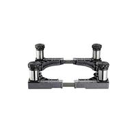 Socle Lave Linge Base Réglable Support De Réfrigérateur longueur/largeur 40-65cm Support De Laveuse Sèche-linge Base de rondelle Cuisinières Stent Faciliter Drainage et Élever