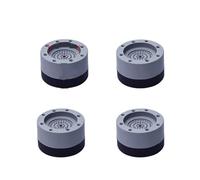 Socle Lave Linge Coussinets anti-vibrations for machine à laver, patins antidérapants en caoutchouc for pieds de, amortisseurs support for meubles(4pcs Gray 7cm)