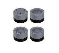 Socle Lave Linge Lot de 4 patins anti-vibrations universels for machine à laver, kit roulettes antidérapantes for pieds levage meubles(4pcs Gray 35mm)