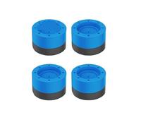 Socle Lave Linge Lot de 4 patins anti-vibrations universels for machine à laver, kit roulettes antidérapantes for pieds levage meubles(4pcs Blue 35mm)