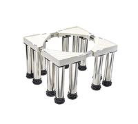 Socle Lave Linge Réglable 16.9-25.6in Base de Sèche-linge Base de Réfrigérateur Réglable en Hauteur base pour meubles Piédestal Antidérapant Antichoc RéSistants à L'Usure (12Legs,H:11.4in)