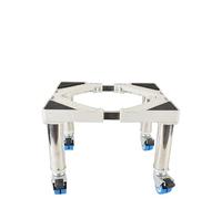 Socle Linge Base de Sèche-linge Réglable 42cm-65cm Support Charge 300 kg Base Socle anti-vibration pour Frigo Lave-linge Sèche-linge Réglable (19cm)