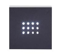 socle lumineux socle lumineux led pour cristal Présentoir à Lumière LED, Plastique DC 4.5V 12LED Support de Base de Présentoir à Lumière Blanche pour Cristal/verre Art Chambre Bureau Décoration de Tab