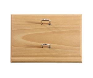 Socle luxe en chêne pour Bloc-pratic - Marron clair