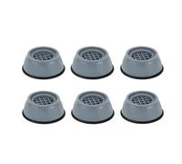 Socle Machine a Laver Lot de 1, 2 ou 4 patins anti-vibrations for machine à laver, antidérapants, for pieds meubles, réfrigérateur, support universel, tapis base, amortisseurs(Grey 6PCS)