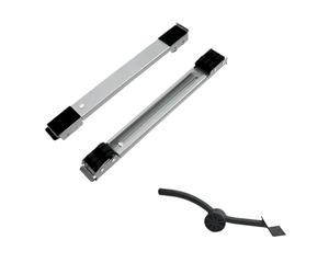 Socle Machine A Laver Machine à laver avec support de poulie, 24 roulettes universelles, outils déménagement meubles réglables, organisation la maison, bonne aide(GREY SUIT)