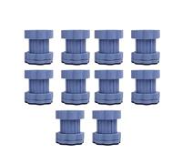 Socle Machine a Laver Pieds de machine à laver universels réglables en hauteur, anti-vibrations, base réfrigérateur, supports fixes antidérapants(Grey 10PCS)
