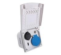 Socle mâle encastrable CEE17 HDMI USB Satellite 230V
