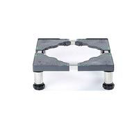 Socle MiSMiAO pour machine à laver - Support réglable pour réfrigérateur et machine à laver 45-70 cm - Support ajustable pour sèche-linge - Support en acier inoxydable pour réfrigérateur et machine à