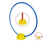 Socle multi fonctions pour jalons, cerceaux ronds et plats Sporti Jaune TU Unisex