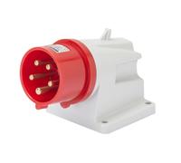 SOCLE MURAL MALE IEC CON.SAIL.PR.90° 3P+N+T 16A 400V 6H