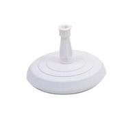 EDA Socle de parasol Béton 14 kg Blanc G