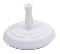 EDA Socle de parasol Béton 14 kg Blanc G