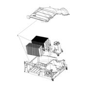 Socle pompe à chaleur Sèche-linge C00849711 WHIRLPOOL