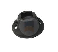 Socle pour arrêt de portail battant ou coulissant motorisé.