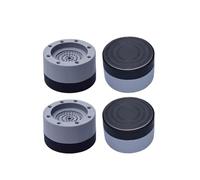 Socle pour lave-linge Coussinets Anti-Vibration universels for Machine à laver, 4 pièces, pieds en caoutchouc de levage, antidérapants, silencieux, niveleur meubles, Base fixe(Higher 3.5cm)