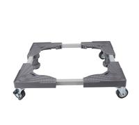 Socle Pour Lave-Linge Washing Machine Mobile Roller Height Width Length Adjustable Strong Load Bearing with Brake Balance Angle Leveling Measurement Socle AntidéRapant Pour Lave-Linge