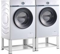 Socle pour machine à laver 2 fois 'Cremlingen' 150 kg blanc
