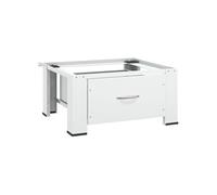 Socle pour machine à laver avec tiroir Blanc