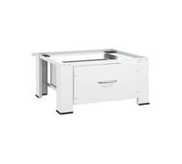 vidaXL Socle pour machine à laver avec tiroir Blanc 50448