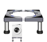 Socle Pour Machine À Laver En Acier Inoxydable - Support Lave-linge 60 Cm | Plateau Réglable Pour Machine À Laver Et Sèche-linge - Protège Le Sol, Facile À Installer, Stable Et Durable