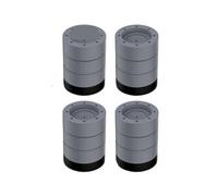Socle pour machine à laver Lot de 4 patins anti-vibrations universels for machine à laver, kit roulettes antidérapantes for pieds levage meubles(4pcs Gray 85mm)
