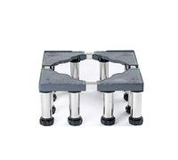 Socle pour machine à laver MiSMiAO - Support réglable pour réfrigérateur et machine à laver - 45-70 cm - Support ajustable pour sèche-linge - Support en acier inoxydable pour réfrigérateur et machine