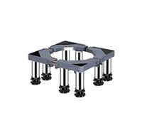 Socle pour Machine à Laver Réduction du Bruit Antichoc Universel Base pour Sèche-Linge Lave-Linge Longueur/Largeur 40-65cm Piédestal Antidérapant Réfrigérateur 4/8/12 Pieds (8Legs,19-22cm)