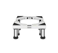 Socle pour Machine à Laver, RéFrigéRateur et SèChe-Linge RéGlable Longueur/Largeur 42cm-66cm Plateau RéFrigéRateur SuréLevé 8/12 Pieds à Usage Intensif Base De Laveuse (13-17cm)