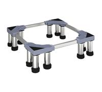 Socle pour machine à laver - vidaXL - Gris - 67x67x21.5 cm - Acier inoxydable - Extensible - Anti-corrosion