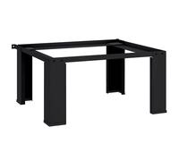 vidaXL Socle élévateur pour lave-linge Noir 64×55×32,5 cm Acier – Rectangulaire, Robuste