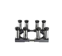 Socle pour mini-réfrigérateur, Washing Machine Stand Adjustable Length Width 40-65cm Height 14-32cm 4/8/12 Legs 400kg(8legs,19-22cm)