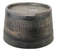 Socle pour tonneau 120L imitation bois Nature