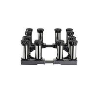 Socle réglable pour machine à laver Hauteur 19-22cm Plateau Support Réfrigérateur Climatiseur intérieur Support longueur/largeur 40-65cm sèche-linge congélateur Plateau