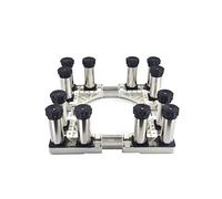 Socle réglable pour Tambour Machine à Laver et Réfrigérateur 4/8/12 pieds Longueur/Largeur 48-66cm Support pour Plateau Socle Lave-Linge Sèche-Linge la taille 18-22cm Piédestal