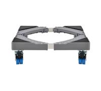 socle réglable, Support de machine à laver réglable 42-60 cm longueur 11 hauteur 4/8/12 options pieds et roues(8 Legs,11cm)