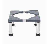 socle réglable, Support réglable en acier inoxydable for mini-réfrigérateur, lave-linge et sèche-linge 4/8 pieds 45-70 cm x 24-27(4 Feet(24-27cm))