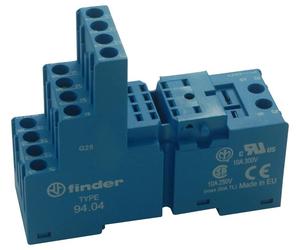 Socle relais Finder 94.04 10 A 250 V 14 broches