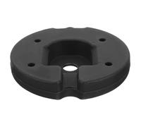 Socle Rond de Lampe sur Pied, Support de Table, Noir | Caoutchouc, Très Stable et Robuste, pour Chambre et Décoration Intérieure, Finition Élégante