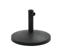 Socle Demi-rond de Parasol Polyrésine 15kg Noir Pied de Parasol Support vidaXL