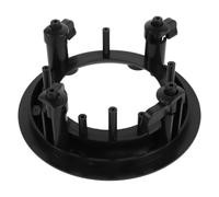 Socle Rond pour Haut-Parleur de Plafond Encastré, Base Noire | Plastique, Forme Ronde, Installation Facile, Précision D’ajustement, pour Enceintes de Plafond et Systèmes Audio