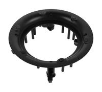 Socle Rond pour Haut-Parleur Encastré, Plastique Noir, Installation Facile | Base de Grille Ronde, Ajustement Précis, Transmission Sonore Améliorée, pour Plafonds et Murs, Finition Discrète