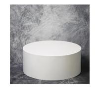Socle rond pour mannequins, présentoir cylindrique blanc 40 x 20 cm, socle décoratif pour événements, plateforme de présentation pour commerces, supporte jusqu'à 100 kg - Idéal pour les fête