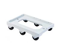 Socle rouleur - 6 roues - pour bacs et caisses GILAC