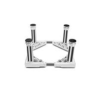 Socle Universel 4 Pieds RéGlables En Hauteur 29-32cm Socle pour Lave-Linge/SèChe-Linge Base TéLescopique pour Meubles Longueur/Largeur 43-65cm Faciliter Drainage et éLever