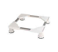 Xavax Support pour machine à laver réglable 13-18 cm largeur/longueur jusqu'à 150 kg blanc