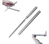 SOCLING Multipurpose Outdoor Portable Fruit Knife with Sheath,Portable Fruit Knife,Mini Stainless Steel Stick Knife,Slice Knife,Portable Kitchen Tools,Stainless Steel Fruit Knife for Outdoor Camping