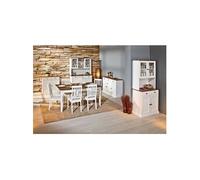 SOCOA - Ensemble Séjour Complet avec Table 160cm - Altobuy Blanc
