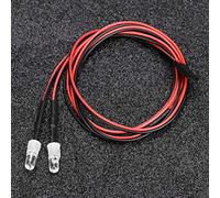 Socobeta 1/10 Modèle Drift Car 2 Pièces Lumières LED Technologie Avancée Accessoire RC Effet Simulatif Réaliste pour la Conduite de Nuit Lumière Blanche 9#, de Couleurs 10# (Lumière colorée n°10)